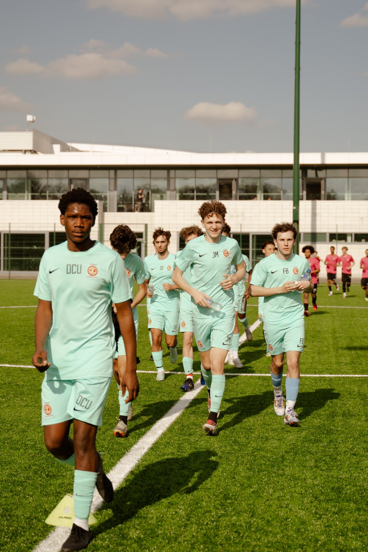 Conquest Academy players walking out before a match