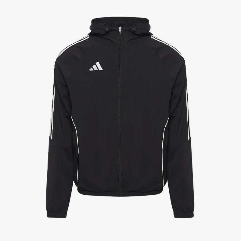 Black rain jacket