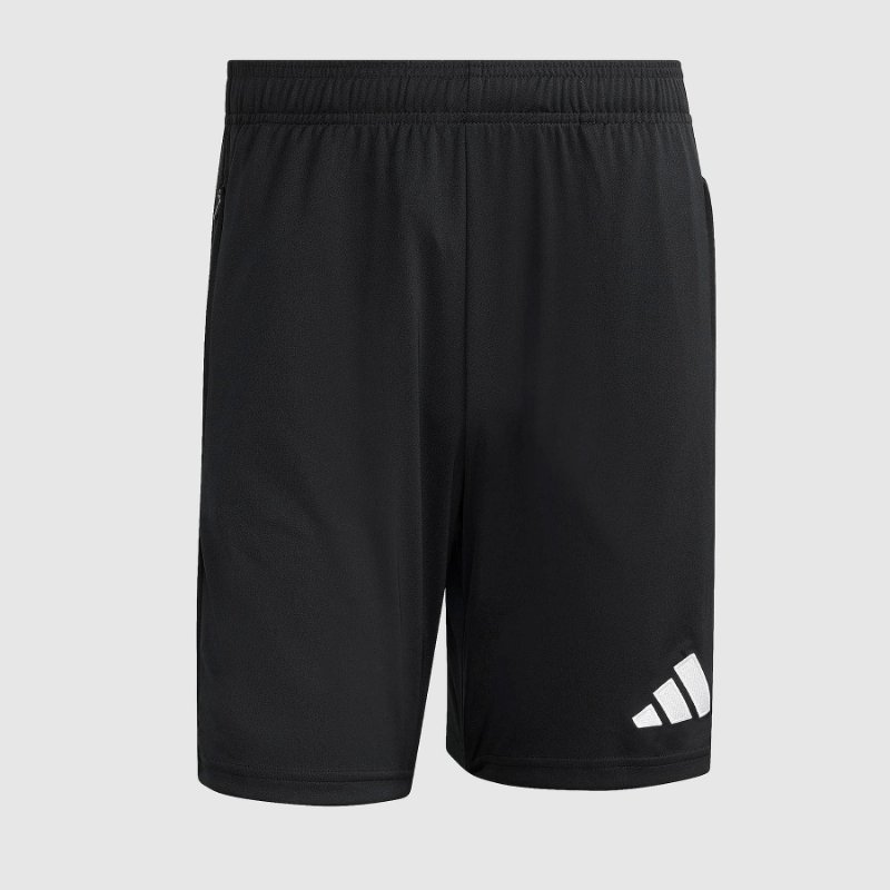 Black training shorts